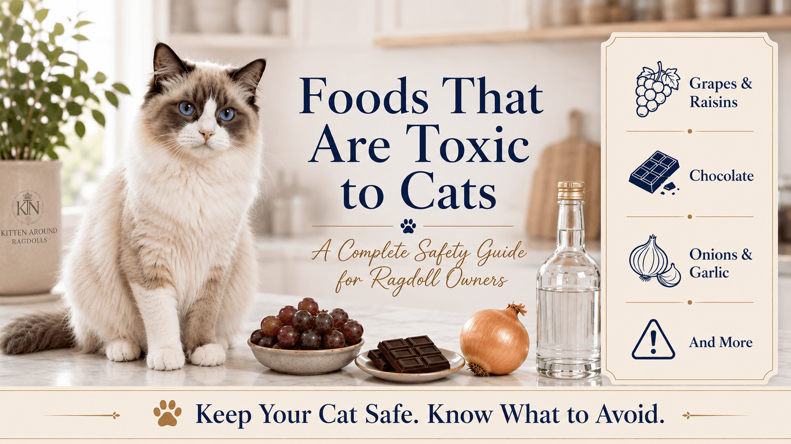 Foods That Are Toxic to Ragdolls (and All Cats): A Complete Safety Guide main image