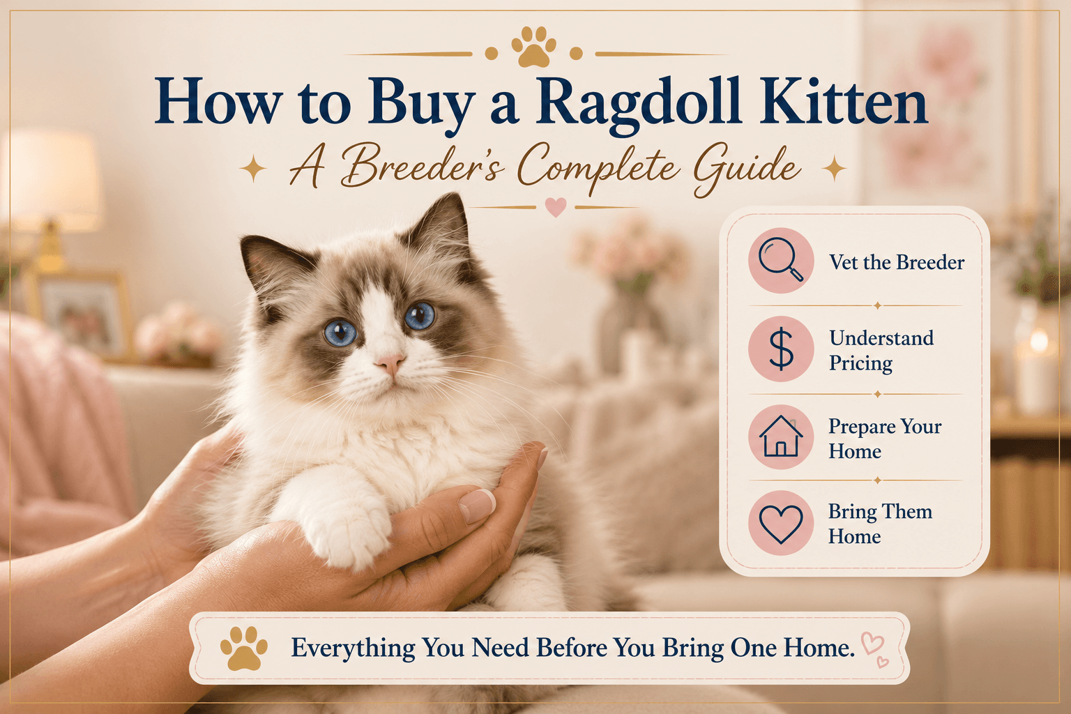 How to Buy a Ragdoll Kitten: A Breeder’s Complete Guide to Getting It Right main image