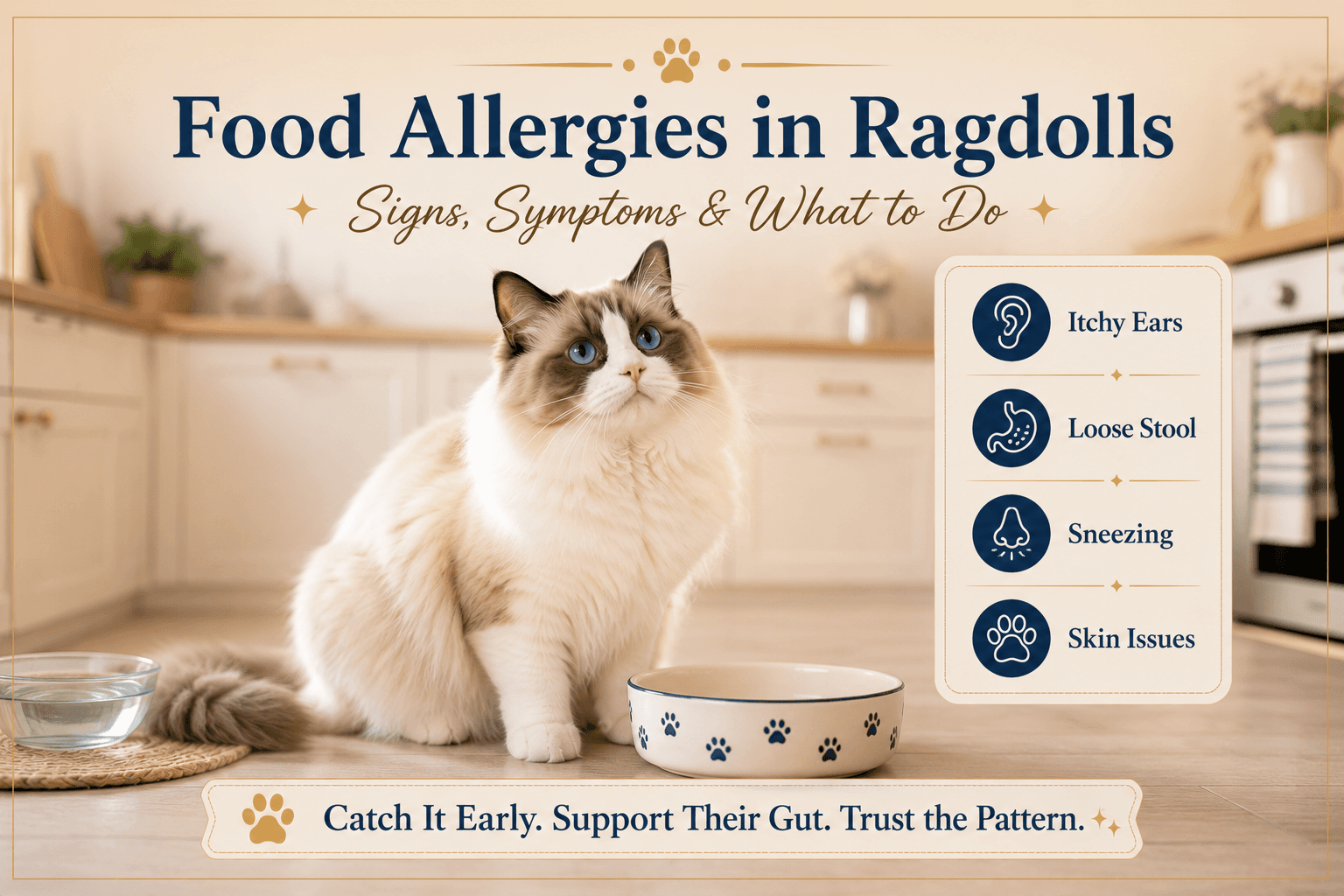 Is Your Ragdoll’s Belly (or Ears, or Nose) Trying to Tell You Something? Recognizing Food Allergies Early main image
