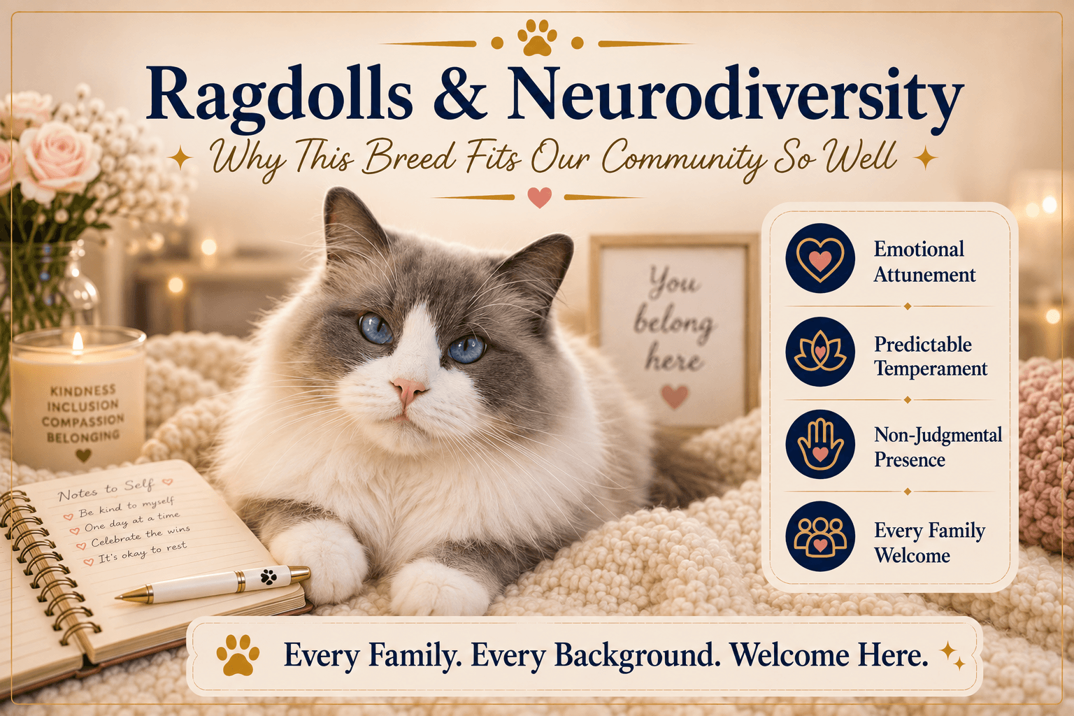 Why Ragdolls Are So Good for Neurodiverse Families — And Why Ours Welcomes Everyone main image